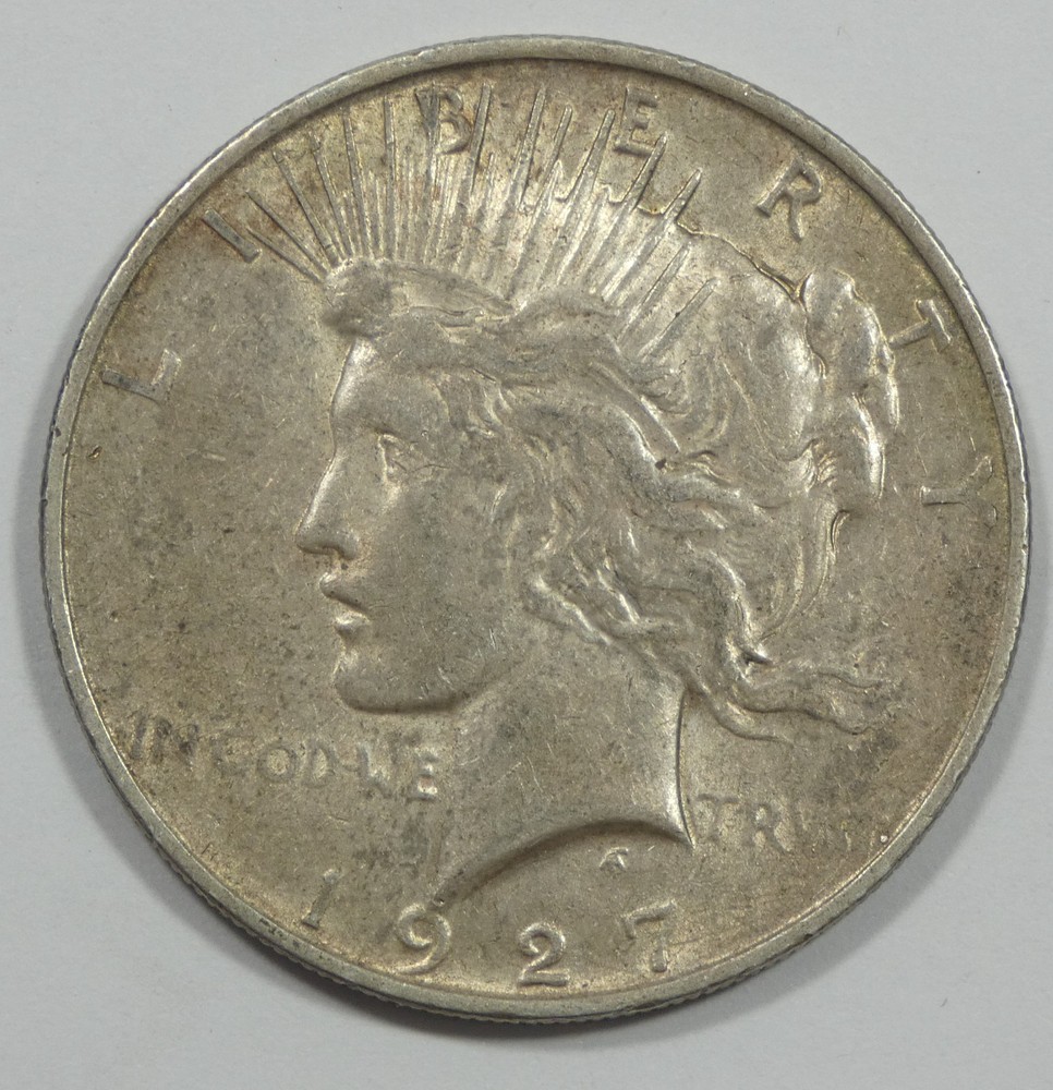 1927-D Peace Dollar EXTRA FINE Silver Dollar