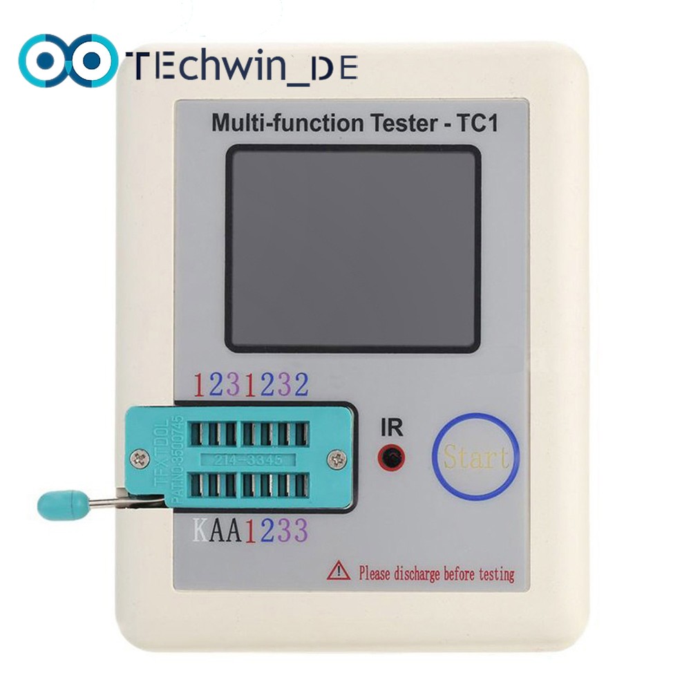 LCR-TC1/T7 LCD Display function Didoe Triode TFT Backlight Transistor Tester