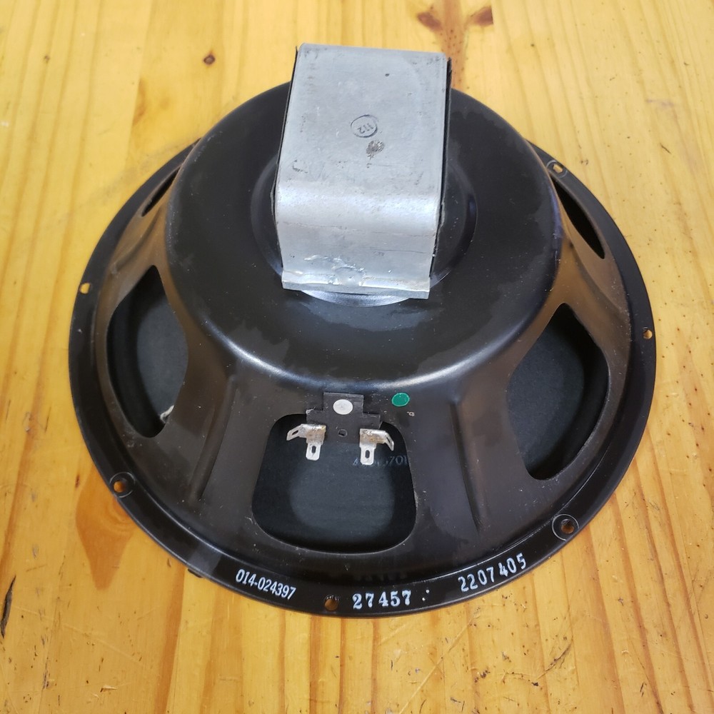 Jensen 12" Alnico Speaker Ribbed Cone Vintage