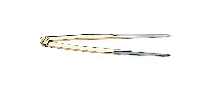OSCULATI Navigation Compass Brass Divider 177mm