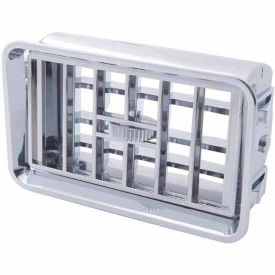 Chrome Large Cross Grid AC Vent - Driver Side For Freightliner