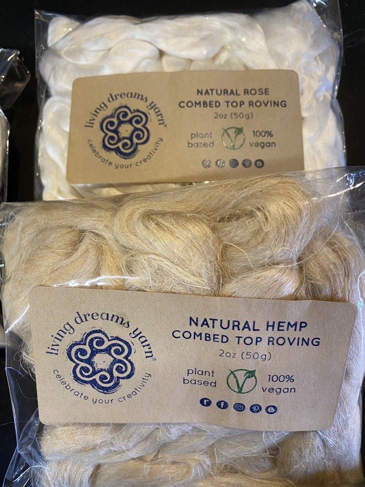Asst LOT Combed Top Roving 16 oz total. 2 oz each pack
