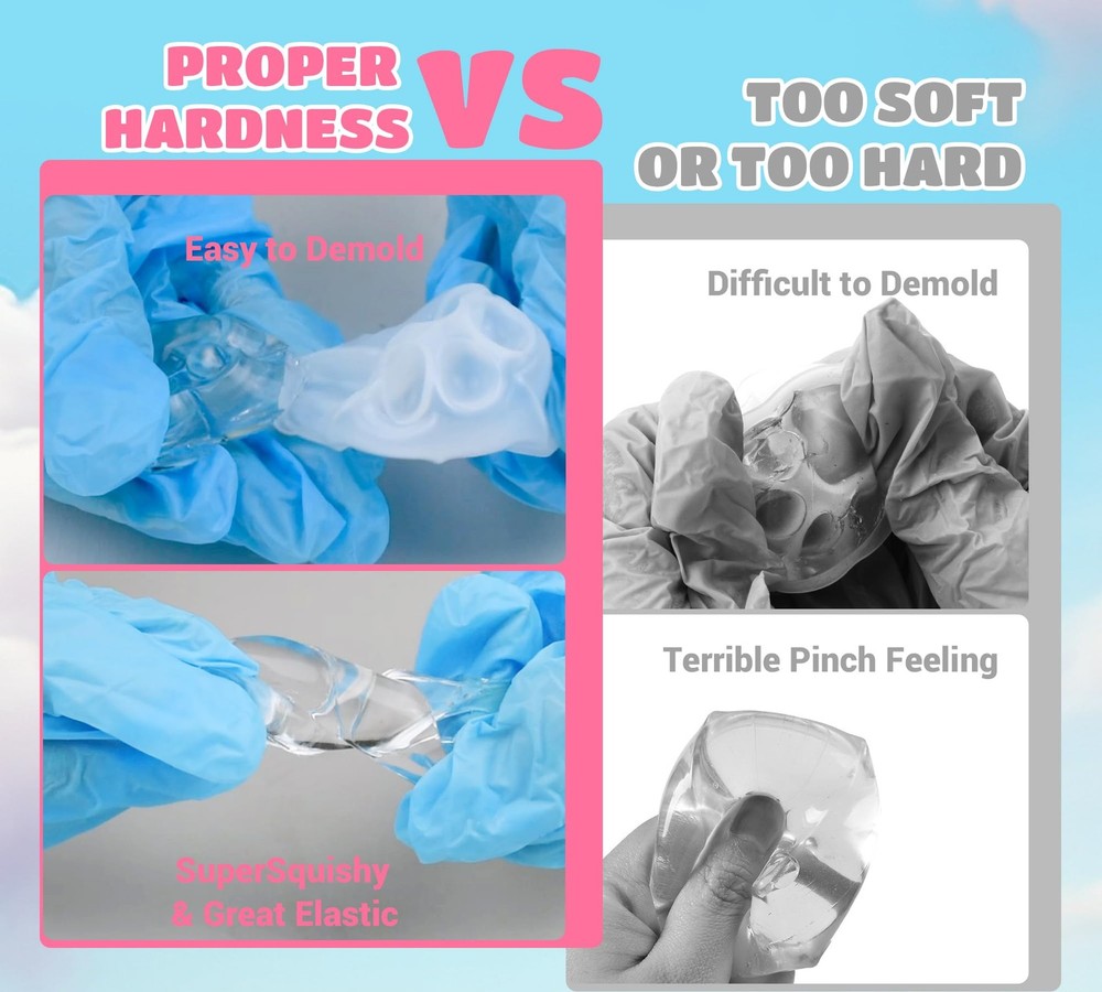 Taba Squishy Kit - 18oz Transparent Liquid small to medium,