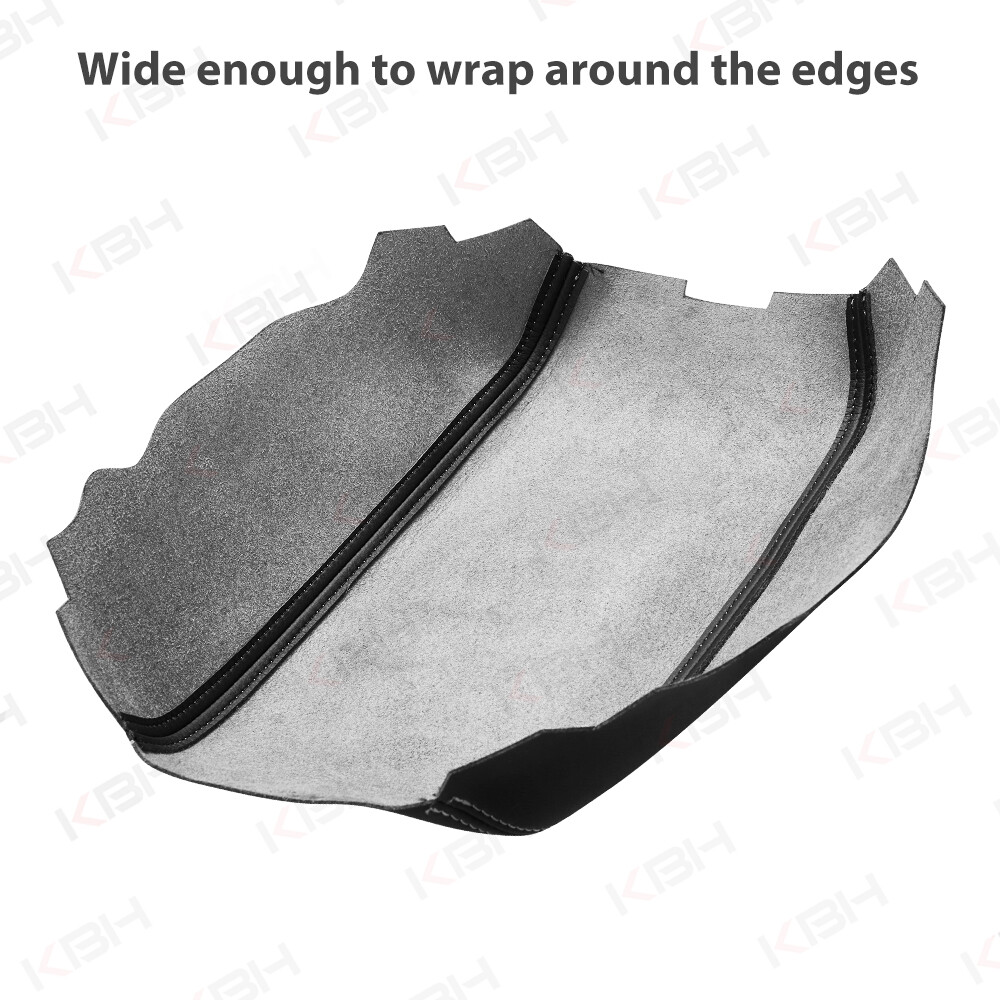 Fits 2009-2014 Acura TSX Center Console Lid Armrest Cover Leather Trim Black