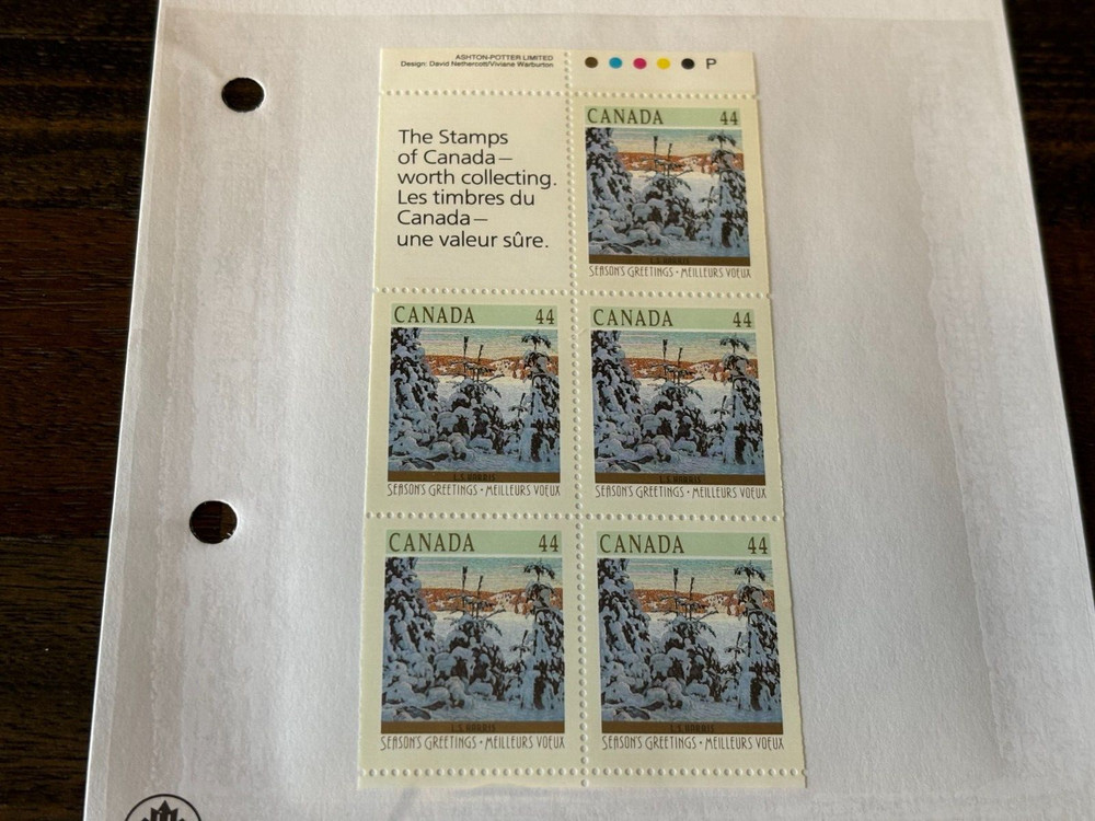 1257a Mint NH Booklet Pane - CV $20.00 (CA0343)