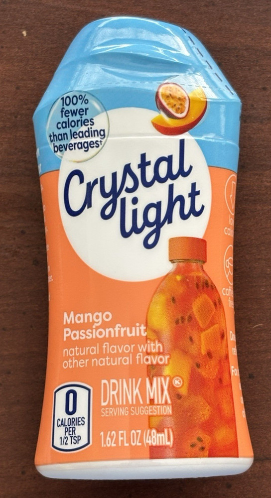 2 Mango Passionfruit Liquid Water Drink Enhancer Crystal Light