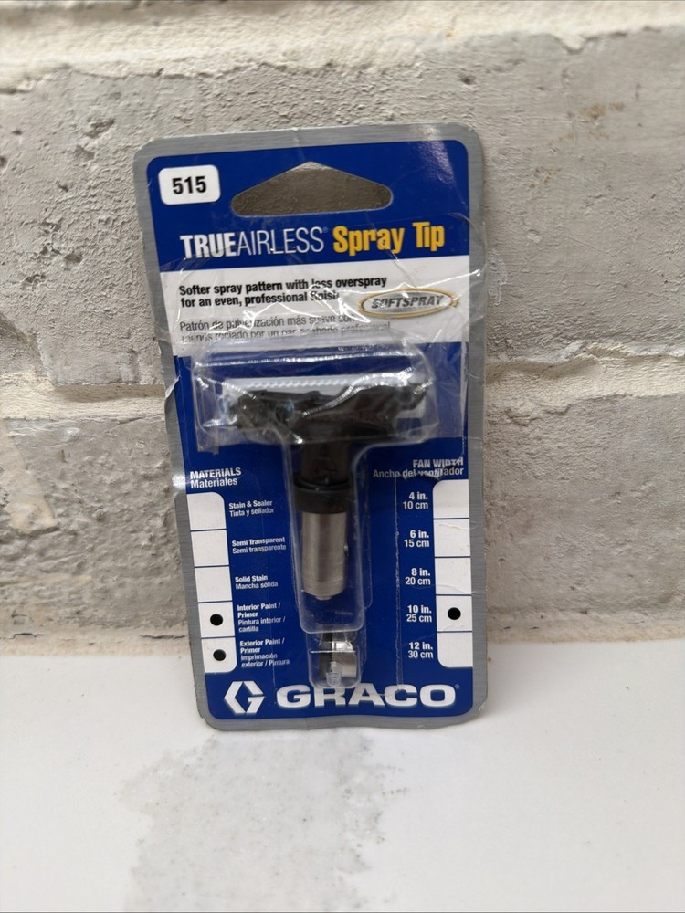515 Graco paint sprayer gun airless spray tip - Open Box / Return Item