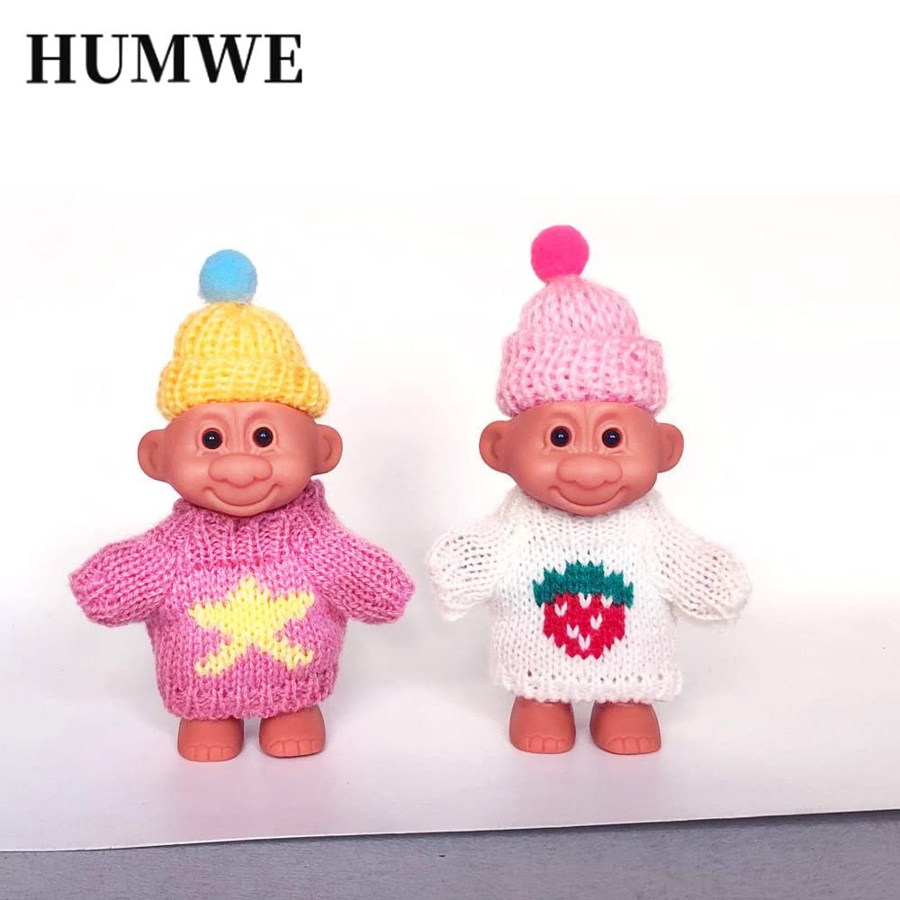 2 Pack Cute Troll Dolls Lighter Case Silicone Funny Mini Dolls Lighter Sleeve...