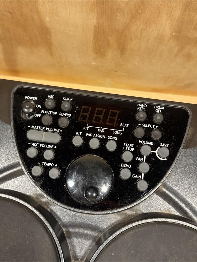 Medeli DD308 Digital 7 Pad Tabletop Drum Set Tested No Power Cord