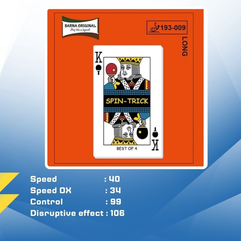 Barna Original Spin-trick long pips