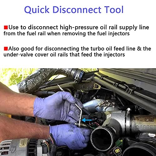 Auto High Pressure Oil Line Tool Quick-Release Coupling Disconnect Suitable