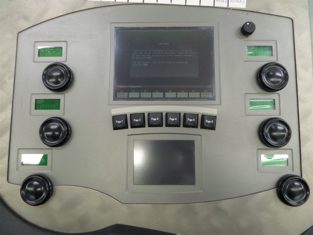 ETC Obsession II Blackout Grandmaster Lighting Console with Processor Units