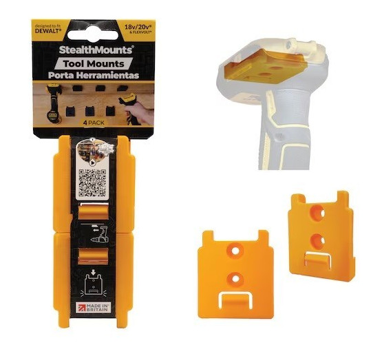 StealthMounts Tool Holder Tool Mounts Compatible With DeWalt 18v & 20v, Flexvolt