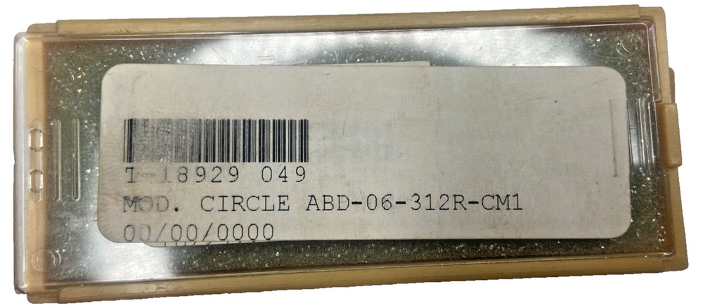Circle ABD-06-312R-CM1 Grooving Bar Insert NSMP