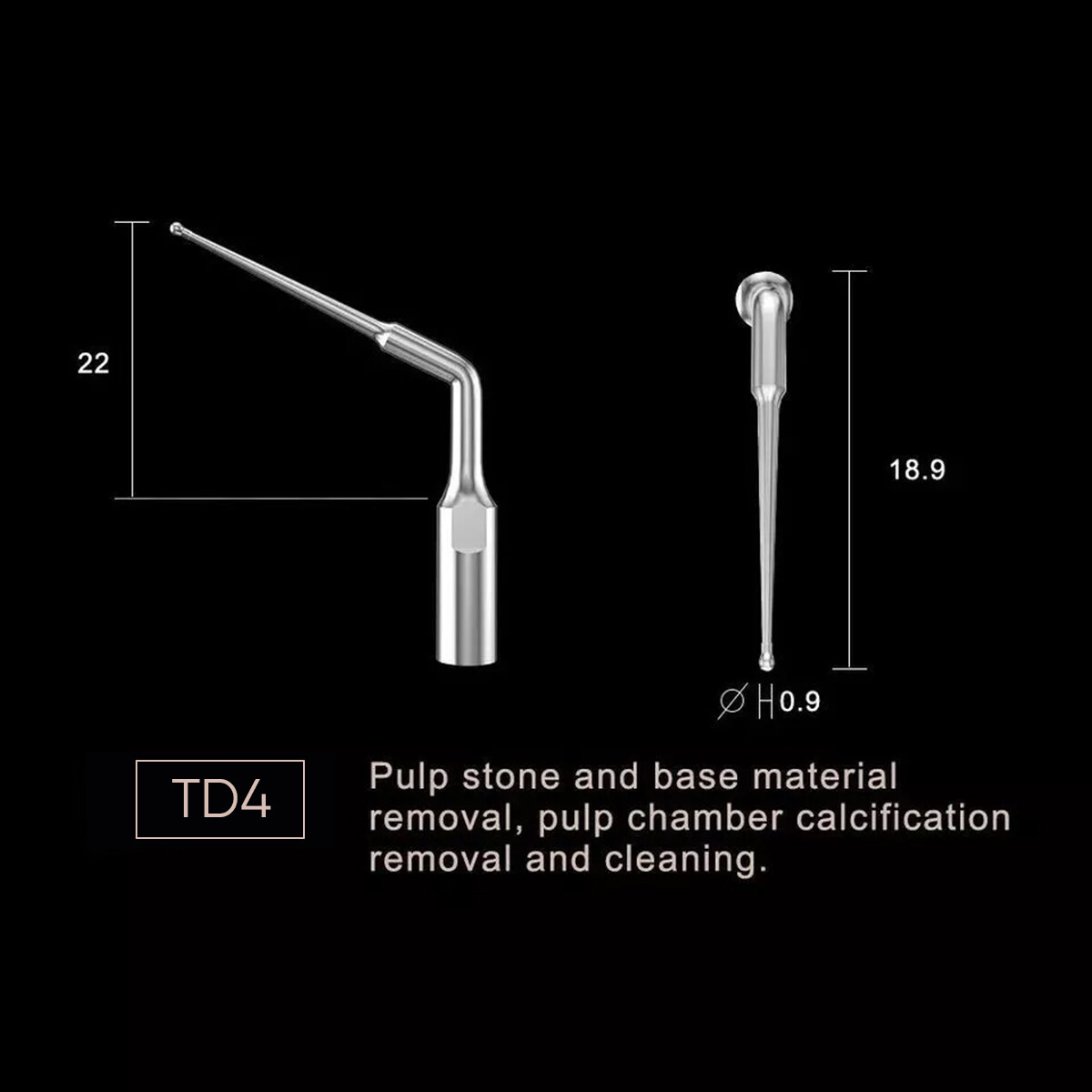 Woodpecker Dr Talal's Endo Kit Endodontic Ultrasonic Scaler Tips Kit Set TD1-TD6