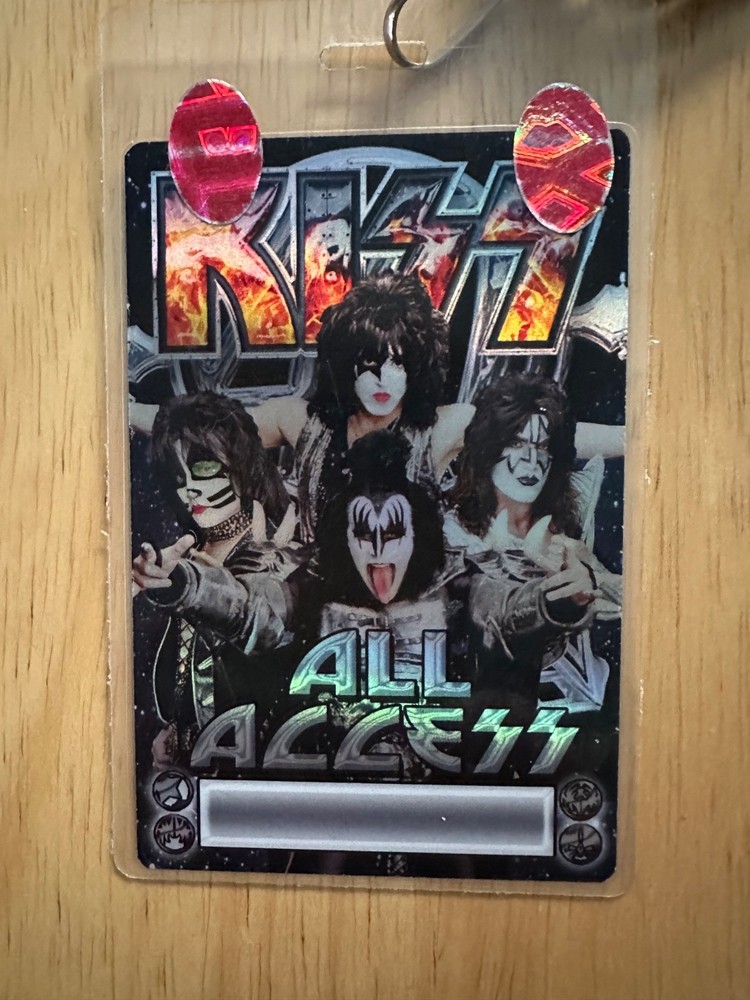 Kiss All Access Authentic Pass The Monster Tour