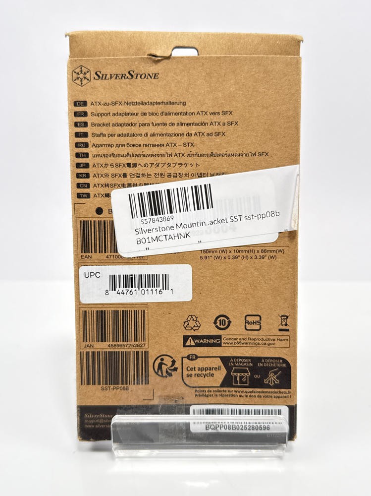 Silverstone Mounting Adapter Bracket SST sst-pp08b