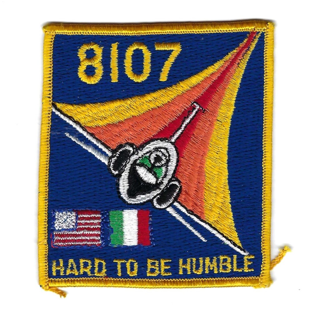 80's  PILOT TRAINING CLASS 81-07(VANCE AFB) "HARD TO BE HUMBLE"  patch