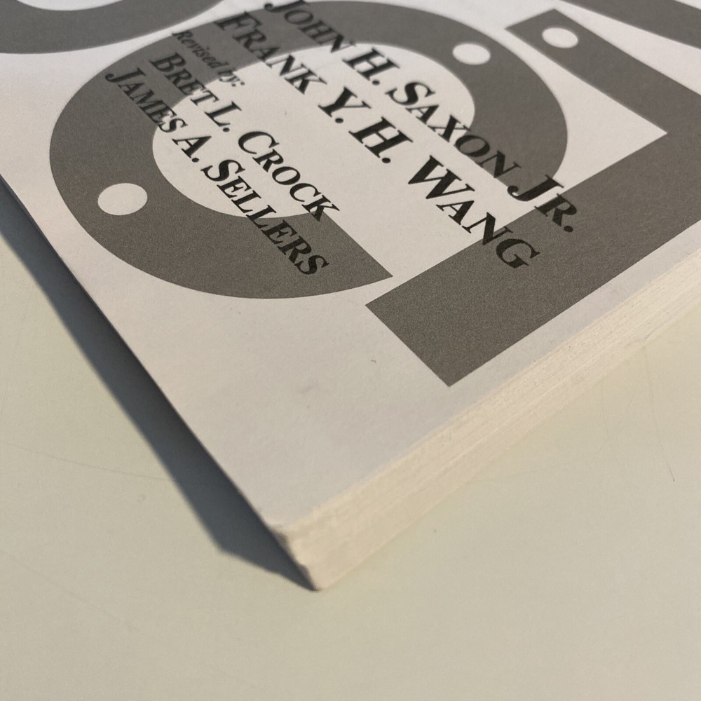 Saxon Calculus with Trigonometry and Analytic Geometry, Answer Key - Like New