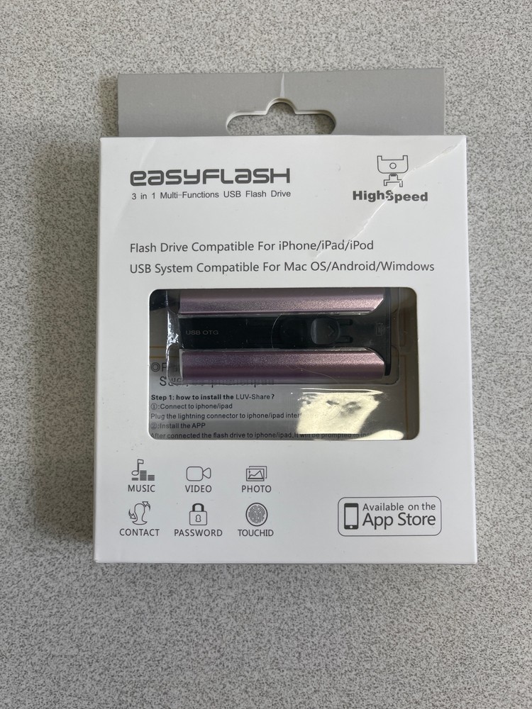 Easyflash 3 in 1 Multi-Functions USB Flash Drive for iPhone/iPad/iPod