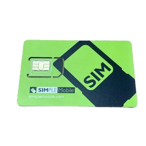 SimpleMobile Prepaid Sim card