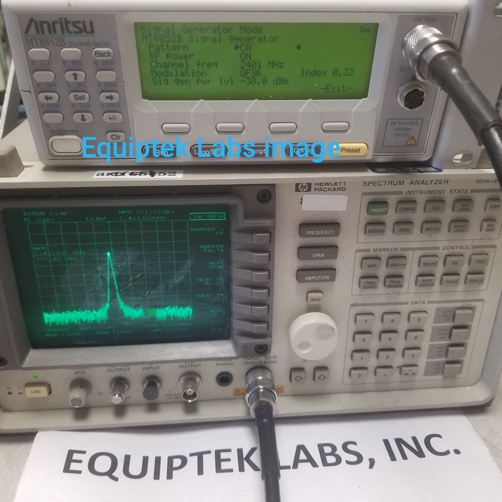 Anritsu MT8852B Bluetooth Test Set TESTED! OPTIONS 15 & 27