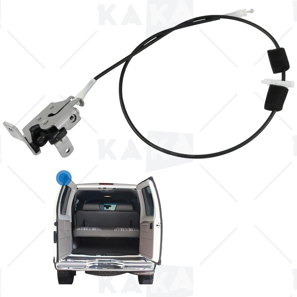Rear Left Cargo Door Latch Release Cables for 1992-2009 Ford E150 E250 E350 E450