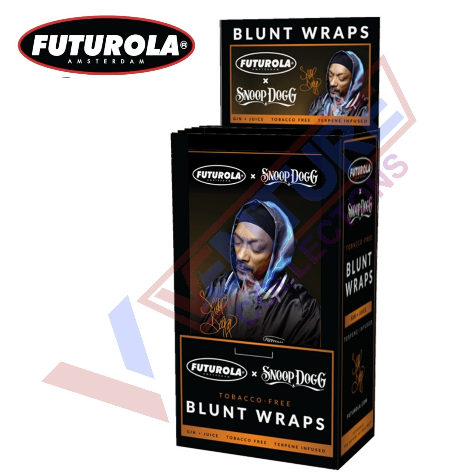 SNOOP DOG Futurola The Toad Wrap Full Box 25 Packs x 1 Wrap - FREE SHIPPING