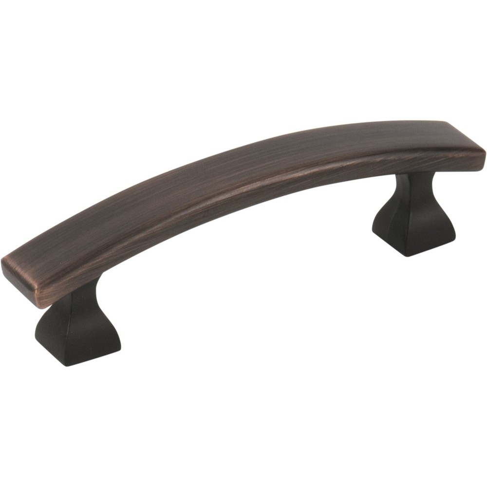 Elements 449-3DBAC 3" C-C Brushed Oil Rubbed Bronze Square Hadly Cabinet Pull