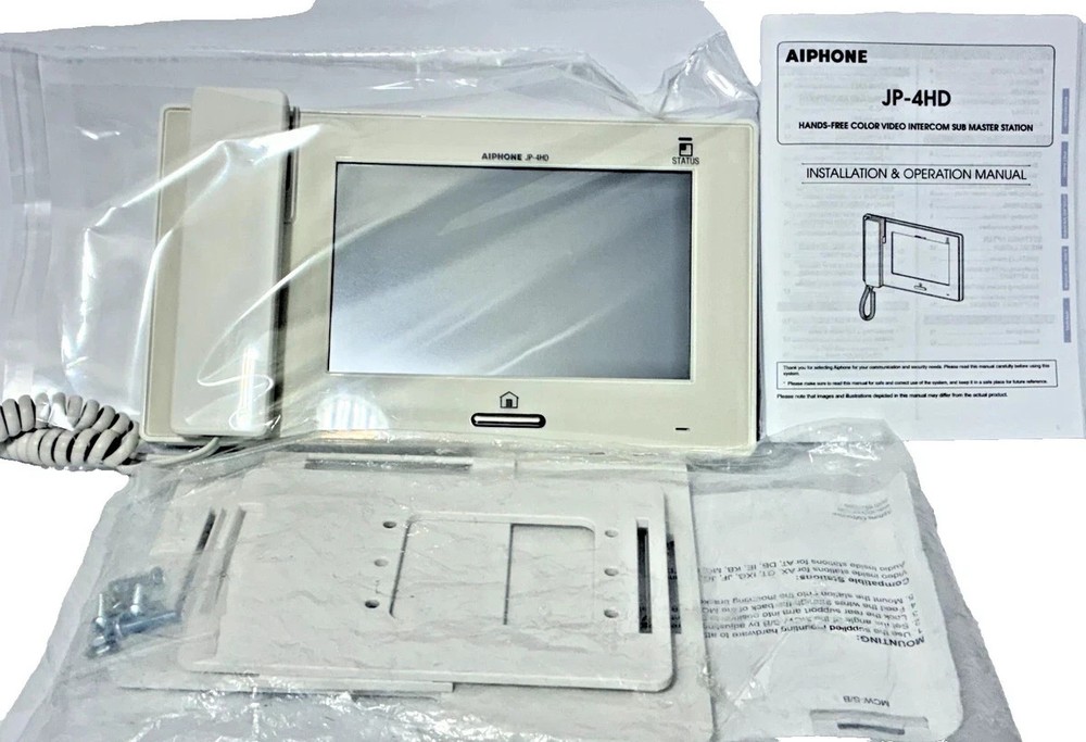 Aiphone JP-4HD 7" Video Sub Station with LCD Touchscreen