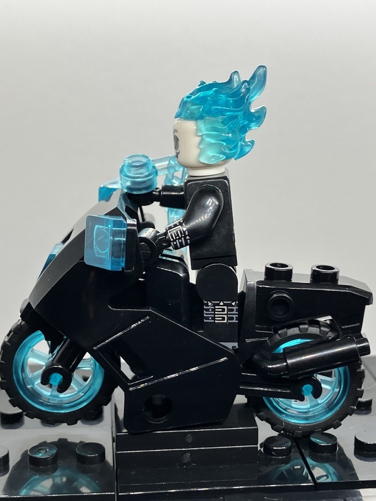 Blue Ghost Rider Custom Mini Figure