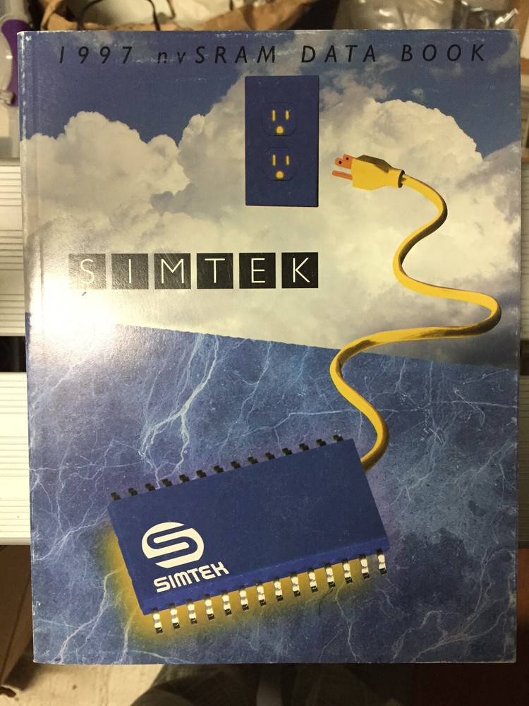 Data Book = Simtek nvSRAM Memory Semiconductor Products 1997