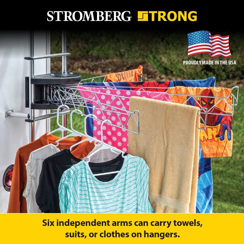 Stromberg Carlson Extend-A-Line 35" Long Versatile Swing Arm Drying Rack