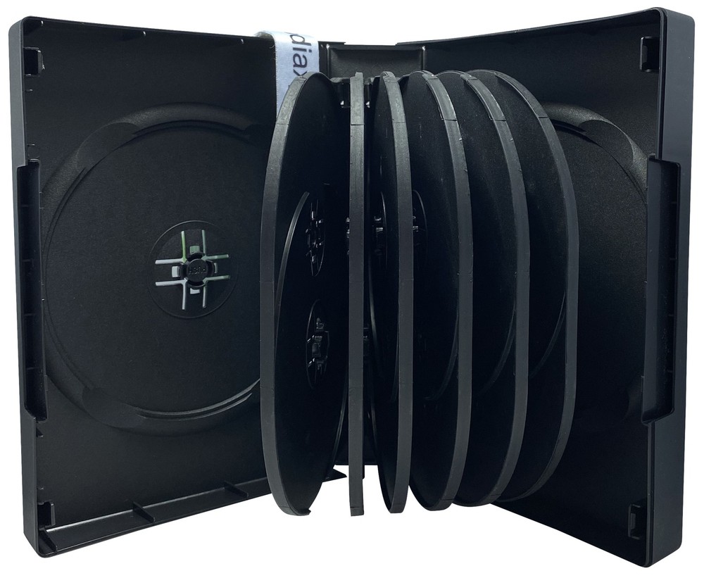 Black 14 Disc DVD Cases Lot