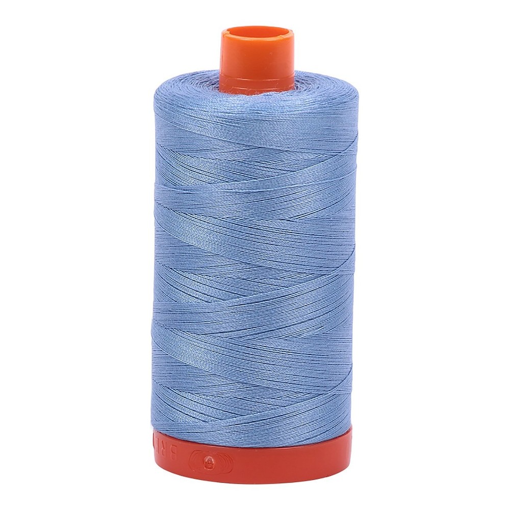 A1050-2720 Solid 50wt 1422yds Light Delft Blue Mako Cotton Thread