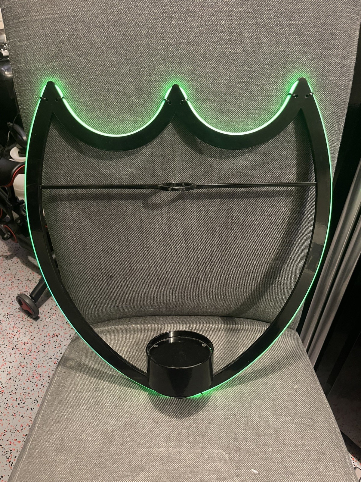 Dom Perignon Green and Purple LED Light Bottle Display Stand Bottle Presenter