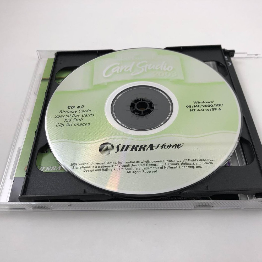 HALLMARK CARD STUDIO 2003 For WIN 98/2000/XP CD-ROM