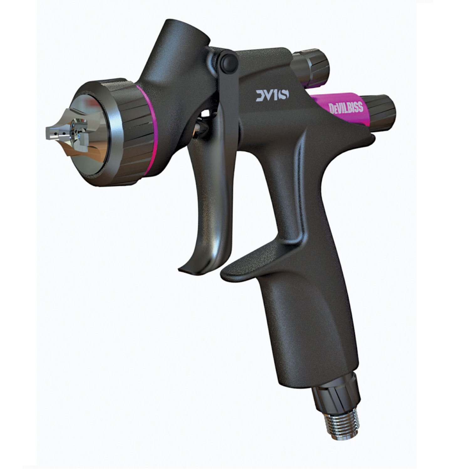 Devilbiss 704533 DV1S Detail Spot Repair Paint Spray Gun w/ Cup & Warr.