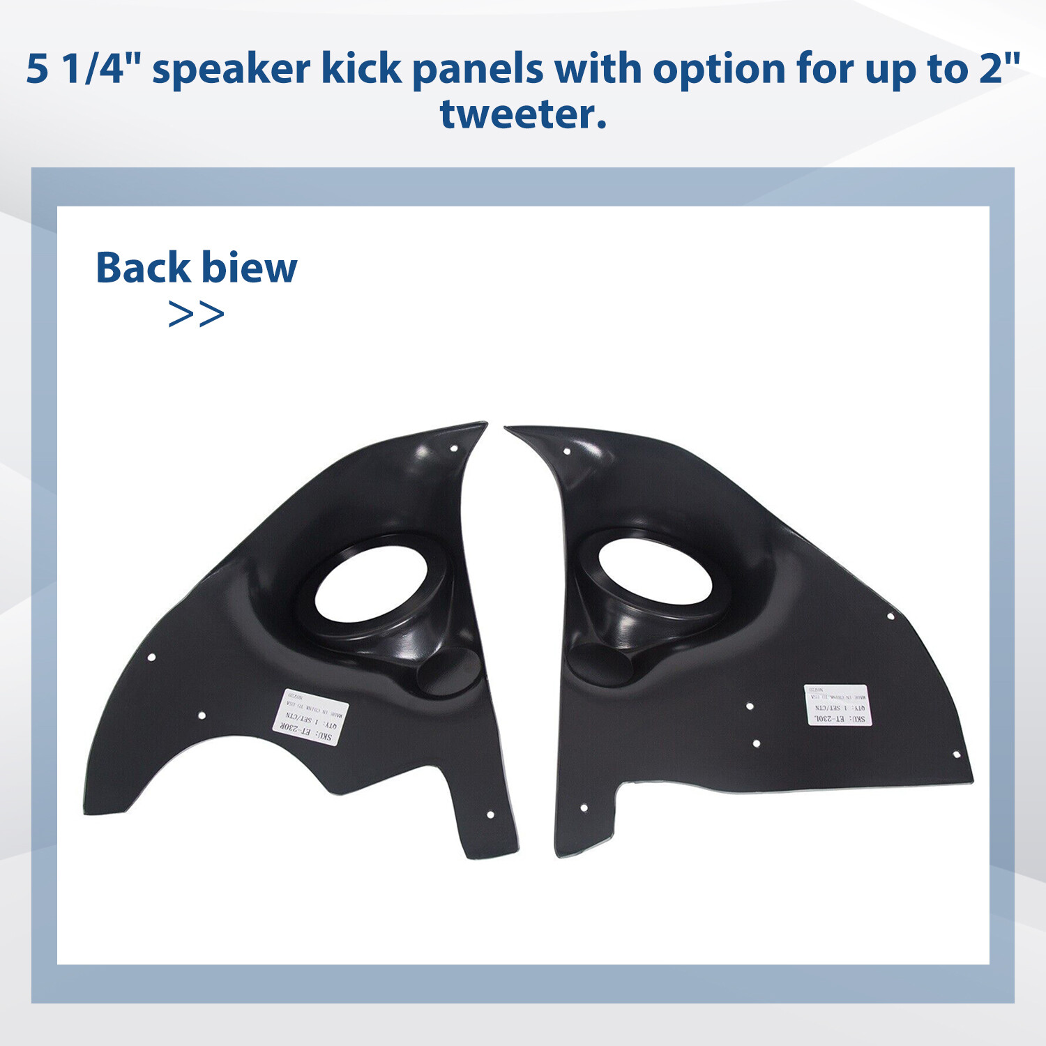 For 73-87 Chevy GMC pickup Truck blazer suburban speaker Kick Panels