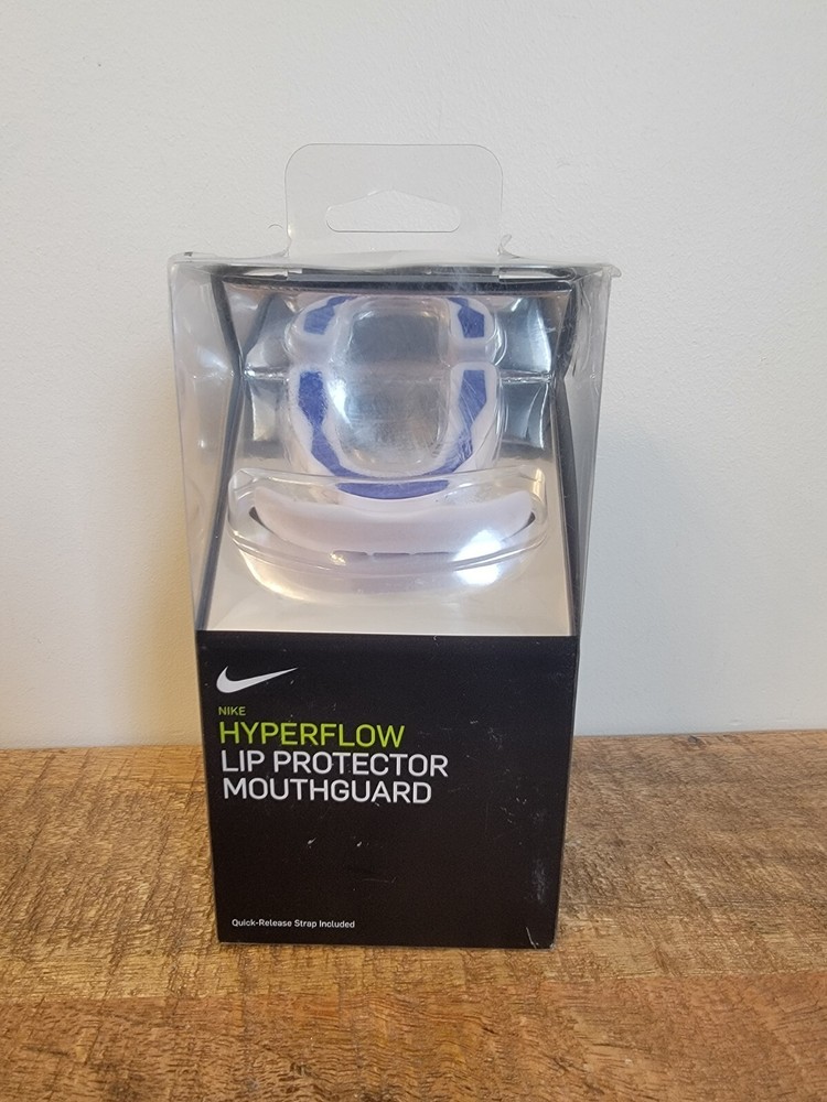 Nike Hyperflow Lip Protector Mouthguard Blue/White