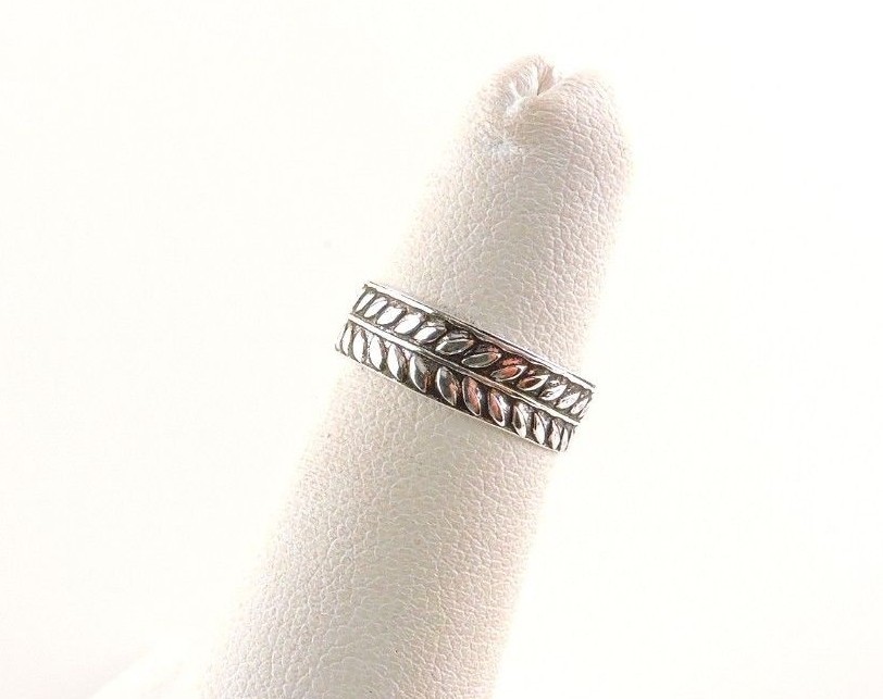 Size 4 Adjustable Sterling Silver Laurel Crown Toe / Midi Ring