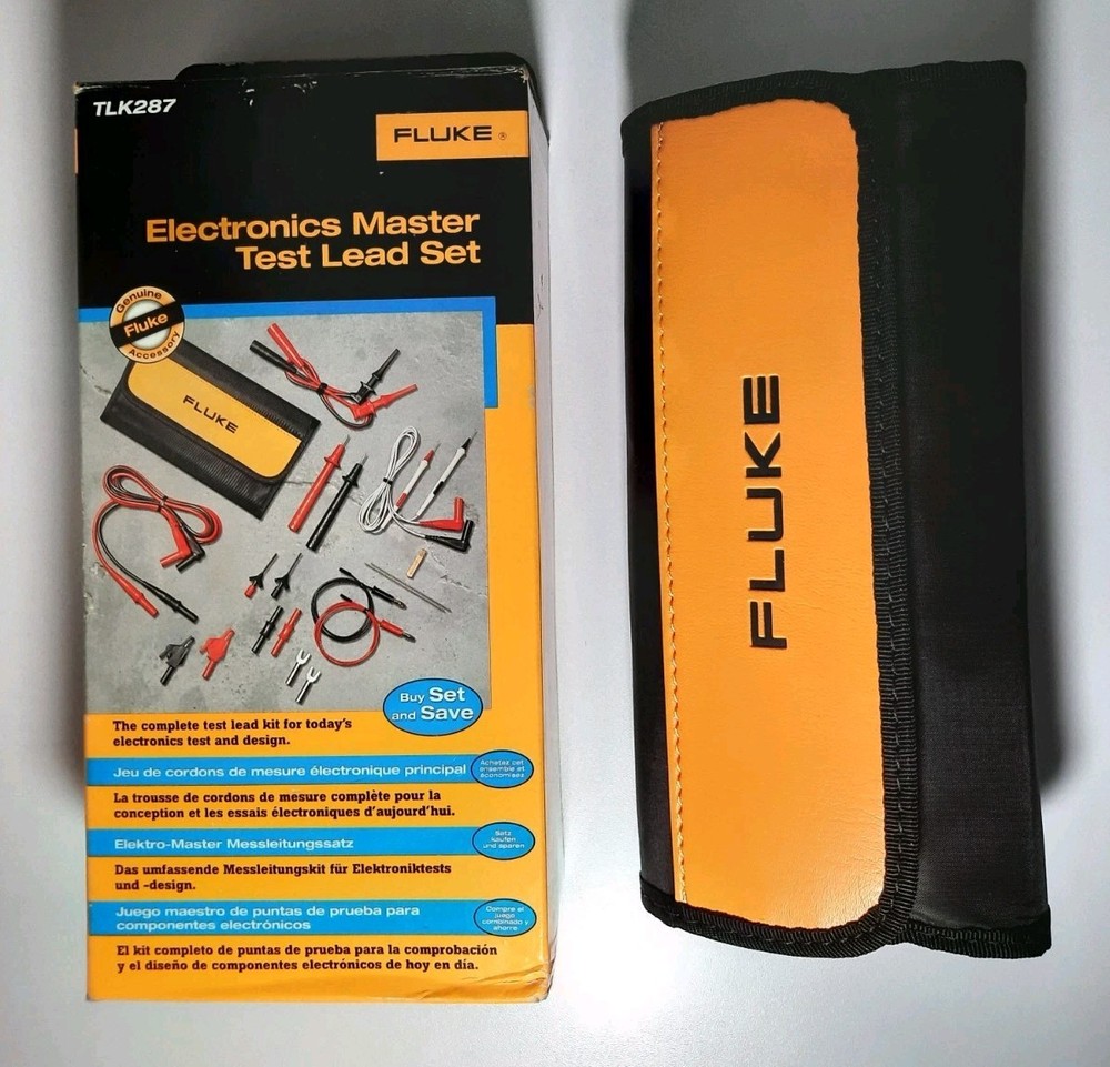 Fluke TLK287 Electronics Master Test Lead / Probe Set New Open Box