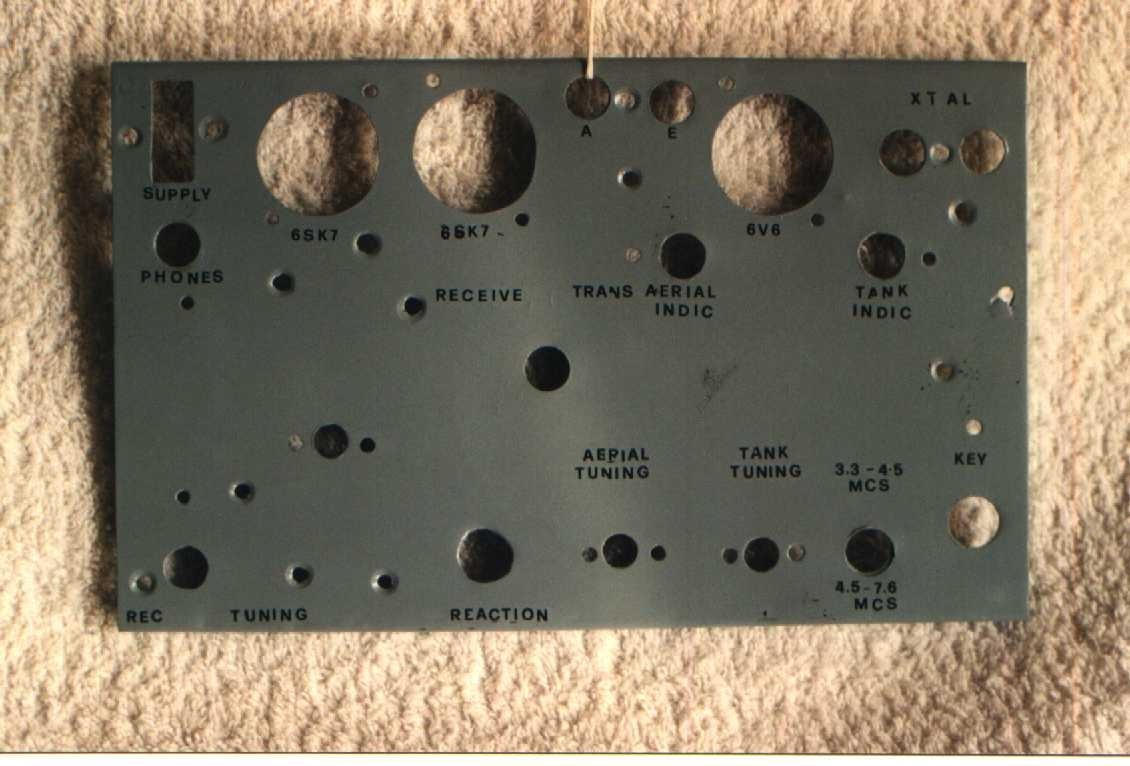 PARASET replica FRONT PANEL water decals set