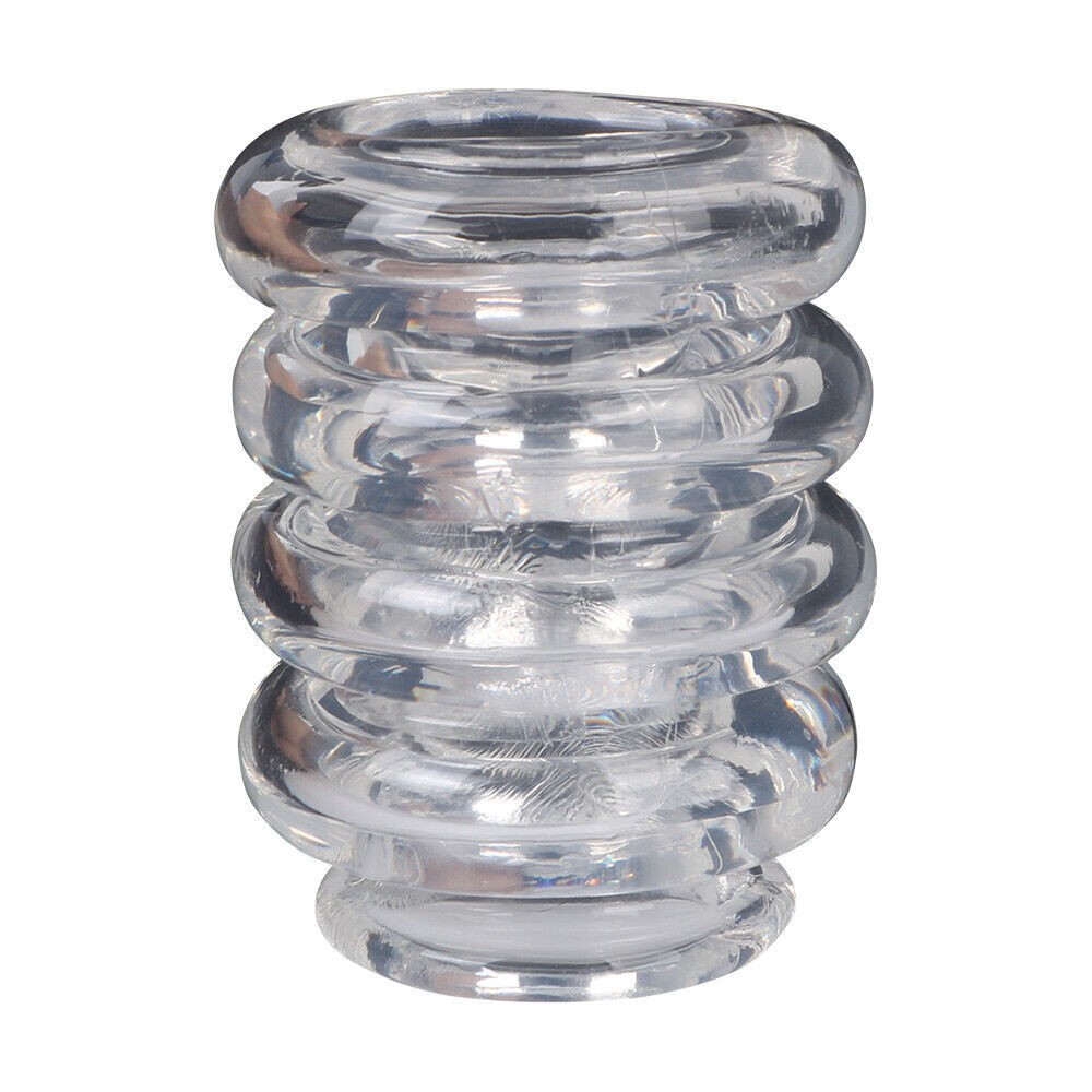 4 Ring Penis Extender Enlarger Sleeve Ring Reusable Delay Ejaculation Men Toys