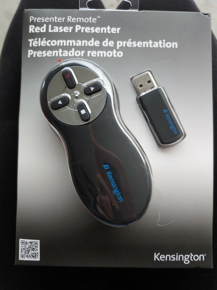 Kensington® Wireless Presenter with Red Laser Pointer, 085896333746