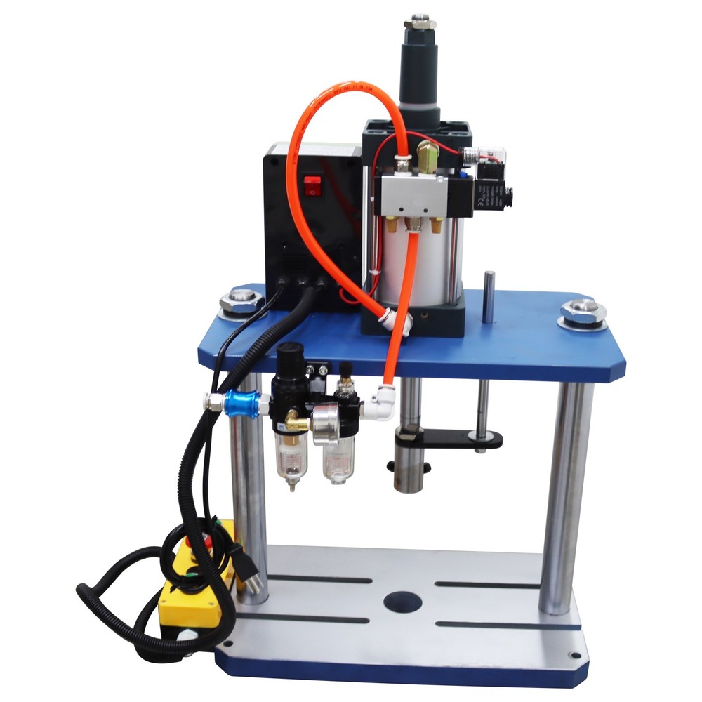 110V 2 Boards Adjustable Pneumatic Punch Press Machine with Controller 1102lb