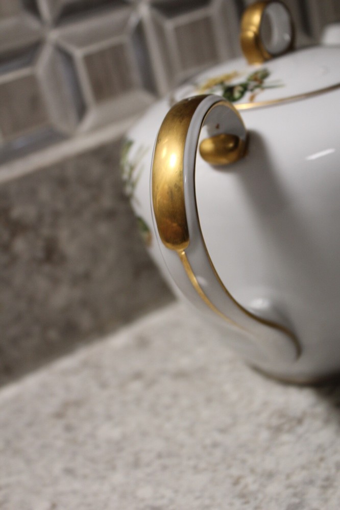 WENTWORTH DECORATIVE FINE CHINA TEAPOT