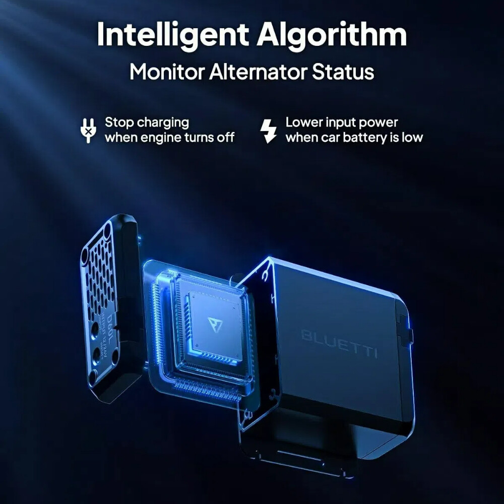 BLUETTI 560W Car Alternator Charger 3-in-1 Fast DC Charger Certified Refurbished