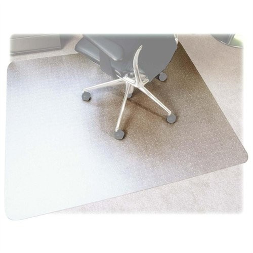 Floortex 1113427ER_40 Clear Rectangular Chair Mat 53x48in