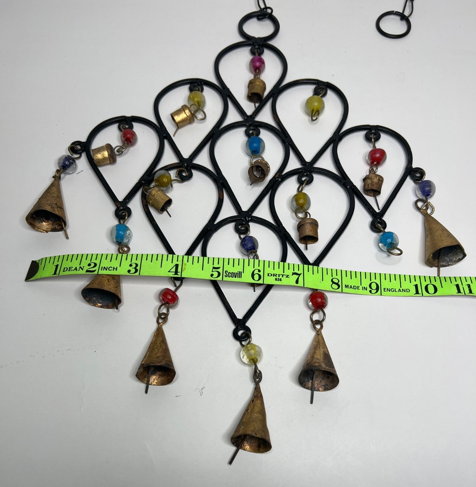 Metal Copper Bells Wind Chimes - Missing Two Bells